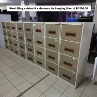 CA1 - Steel filing cabinet 4 x drawers @ R1500.00 each